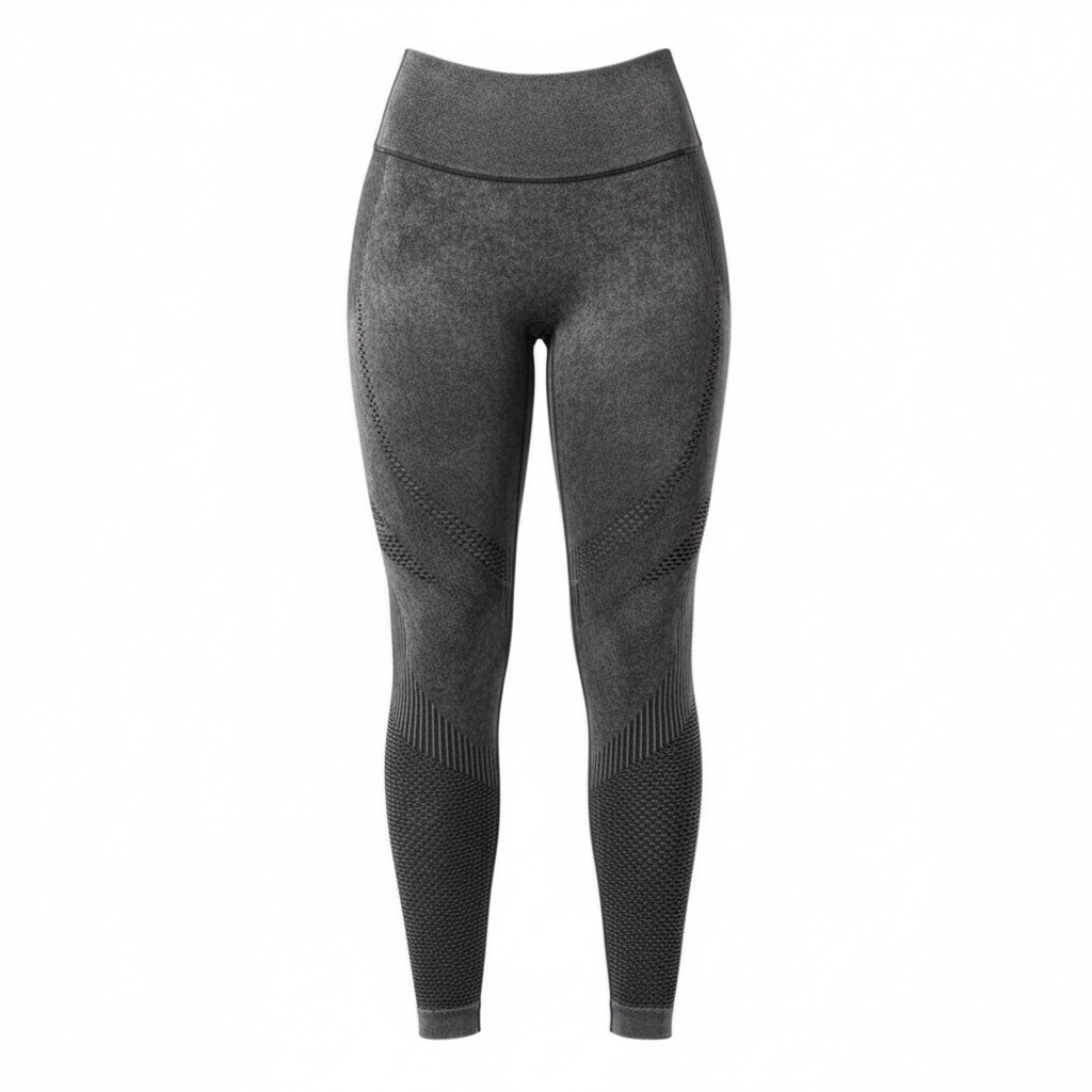 Hollow Out Leggings Women Seamless Slim Tights Frosted Water Washing Fitness Pants High Waist Hip Liftting Stretchy Yoga Pants