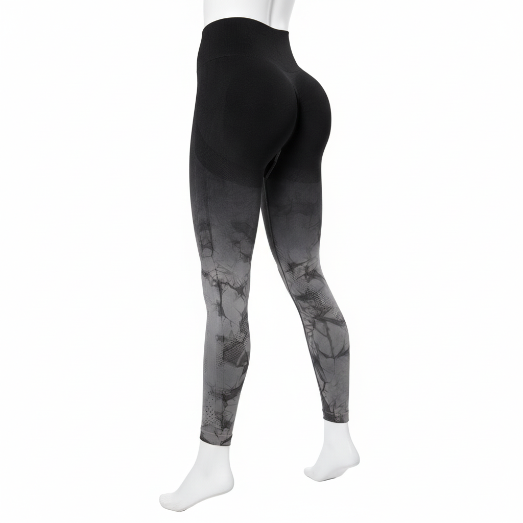 Yoga Pants Women Seamless Leggings Push Up Sports Fitness Joggings High Waist Gym Workout Scrunch Tie Dye Running Leggings