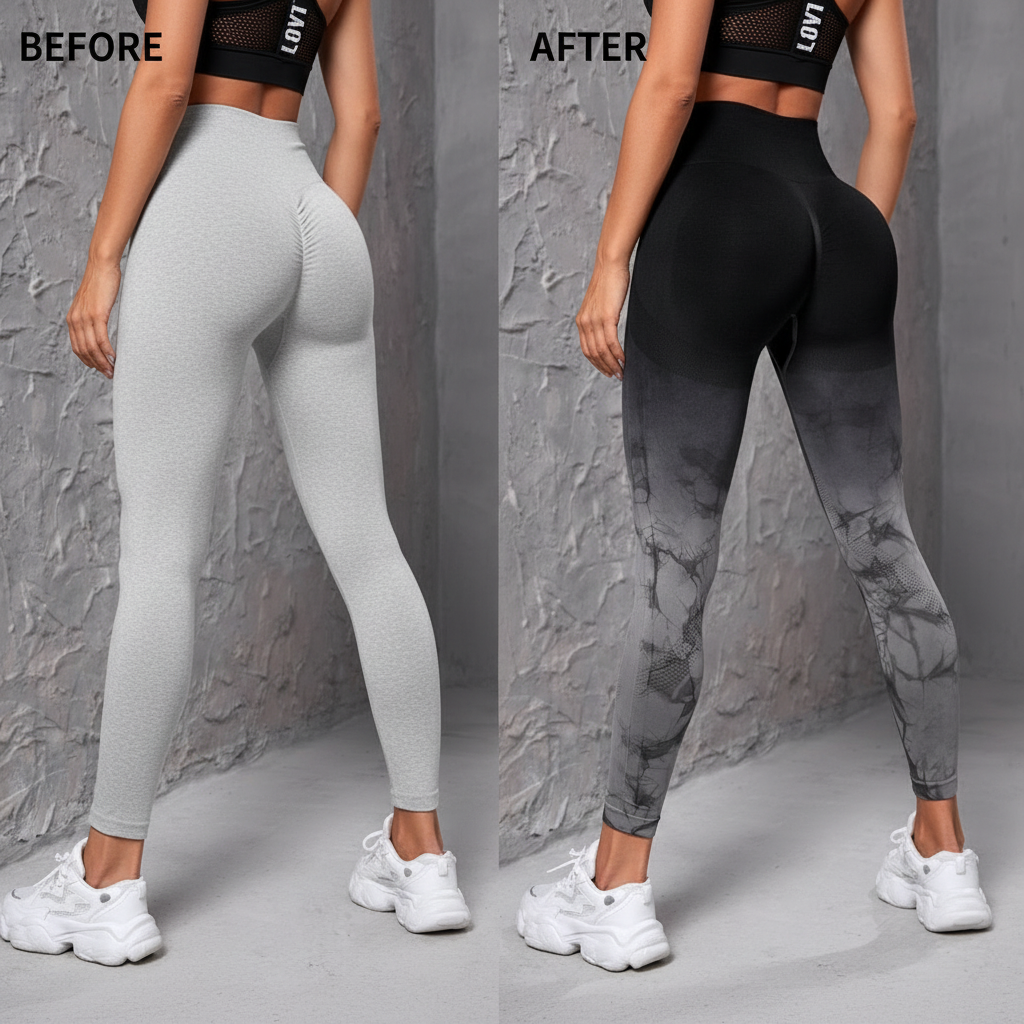 Yoga Pants Women Seamless Leggings Push Up Sports Fitness Joggings High Waist Gym Workout Scrunch Tie Dye Running Leggings