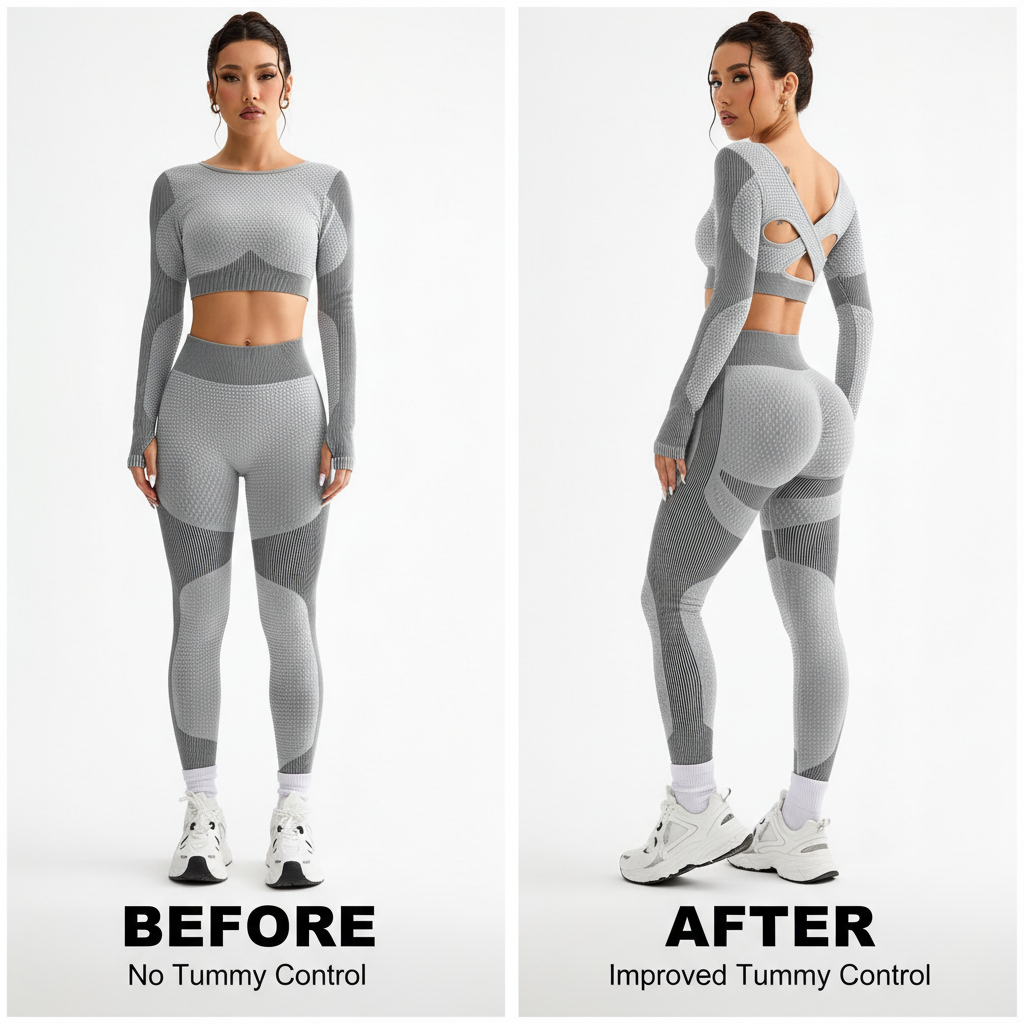 2pcs Hot-selling New Sports Tight Running Breathable Seamless Yoga Suit Women's Outdoor Fitness Suit Women's